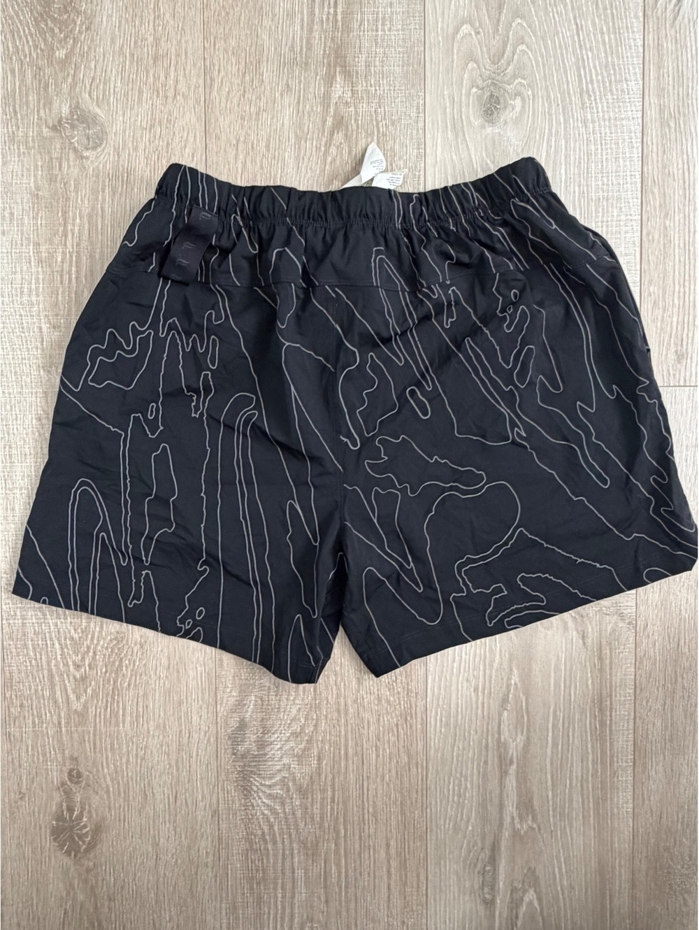 Fabletics The one short lined 5 in black patterned athletic shorts